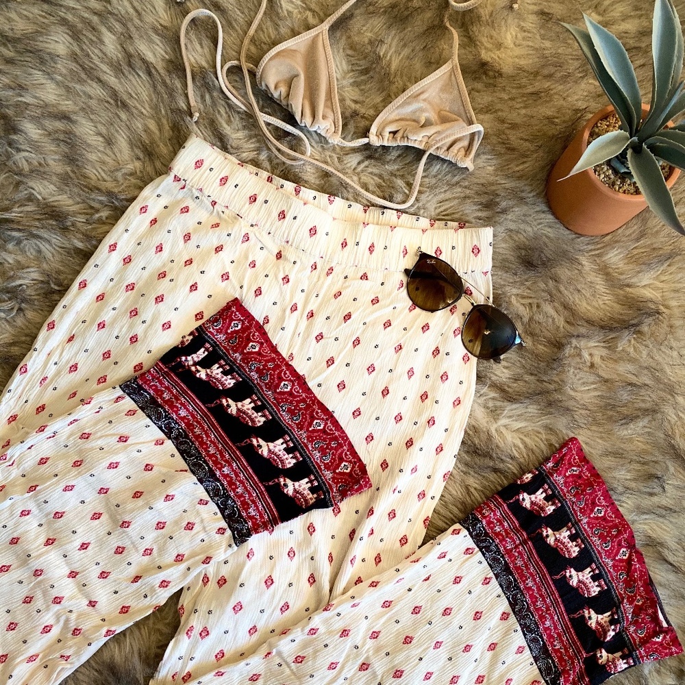 Patterned Flowy Pants